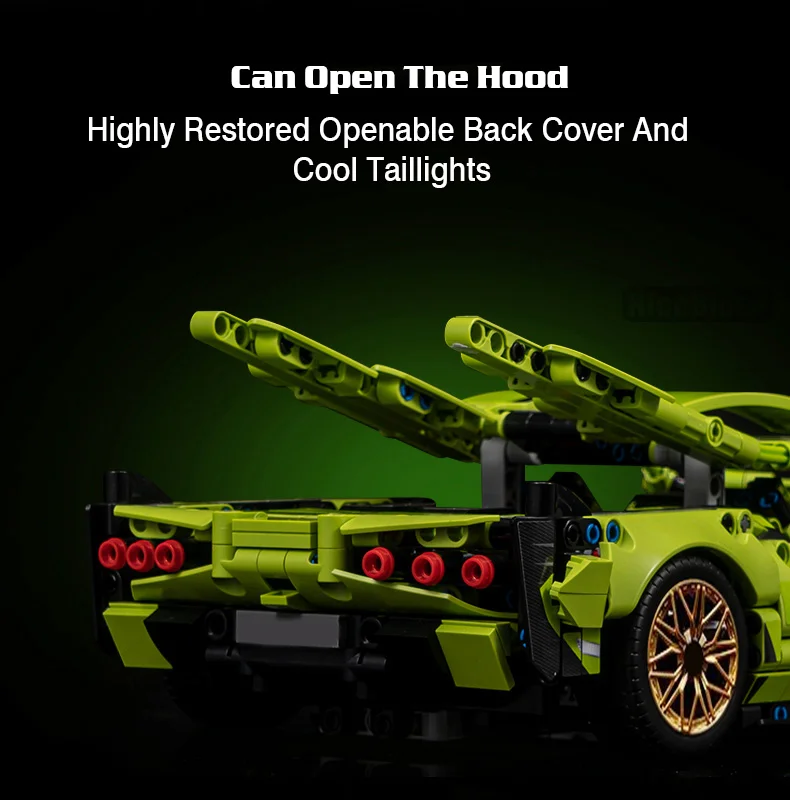 Remote Control Sports Car, Building Block Toy for Kids