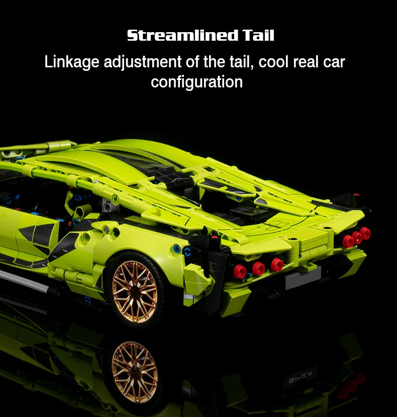 Remote Control Sports Car, Building Block Toy for Kids