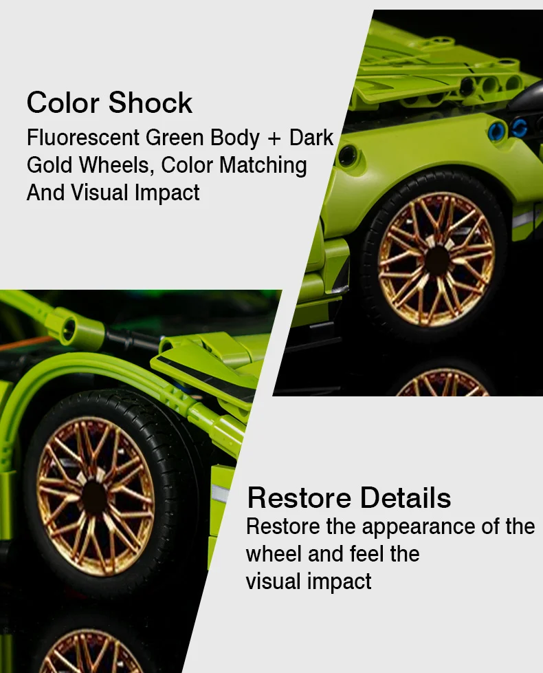 Remote Control Sports Car, Building Block Toy for Kids