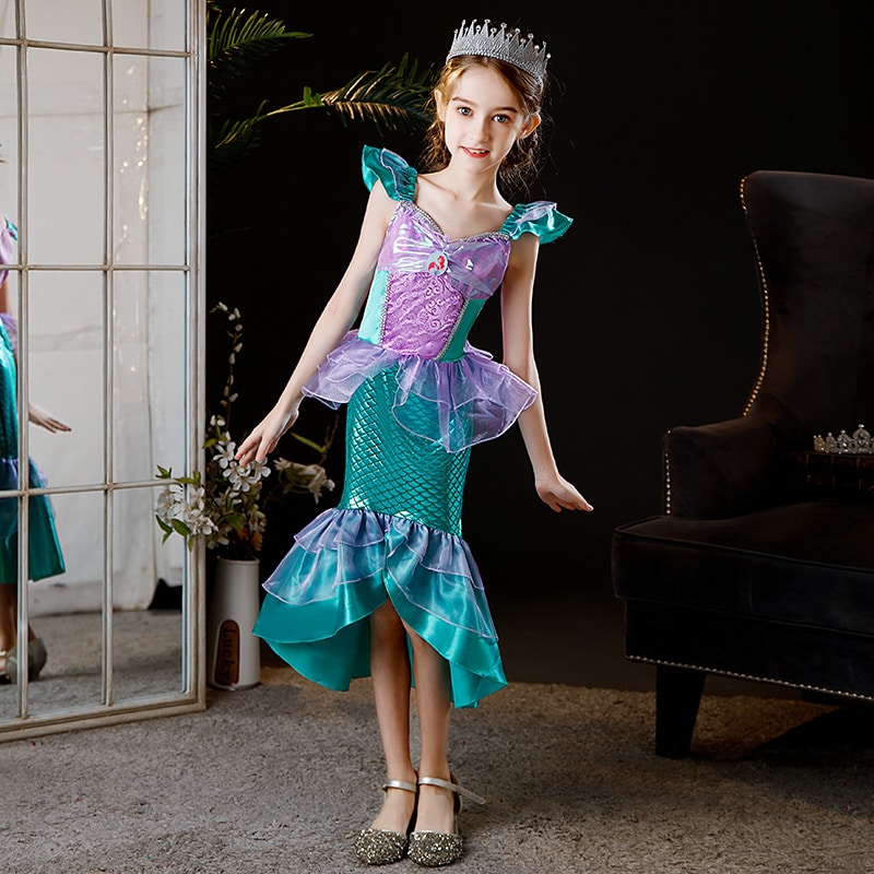Ariel Little Mermaid Costume for Girls