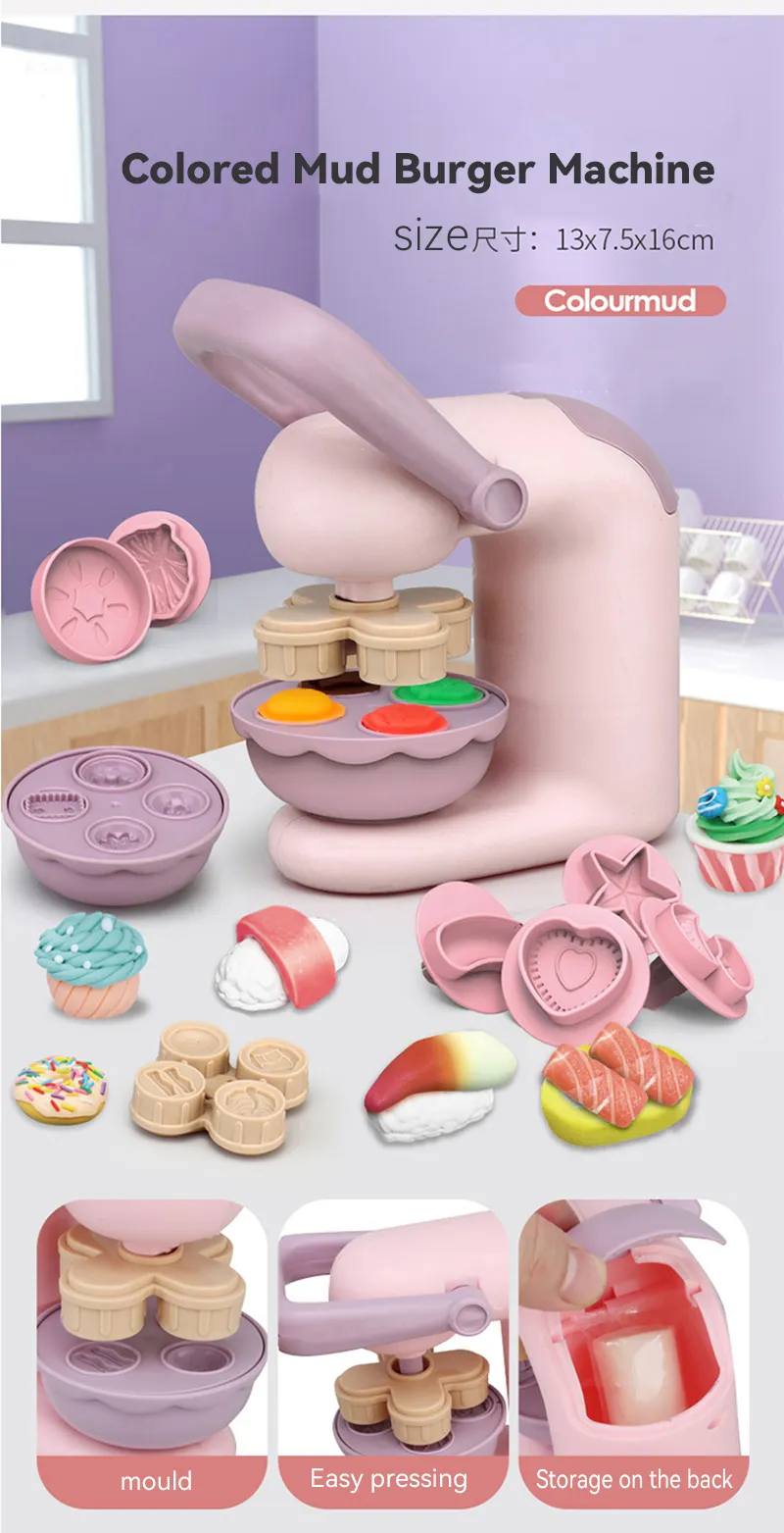 Set de Creaciones de Cocina de Masa   Fábrica de Galletas y Pasteles Set de Creaciones de Cocina de Masa   Fábrica de Galletas y Pasteles