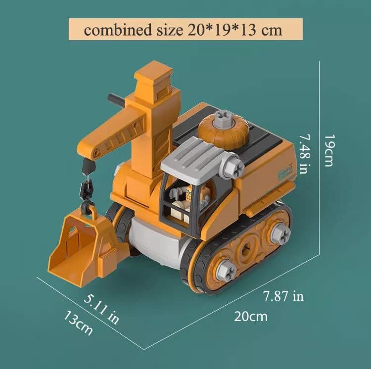 Jouet Tracteur à Construire   Éducatif pour Enfants de 3 Ans et Plus