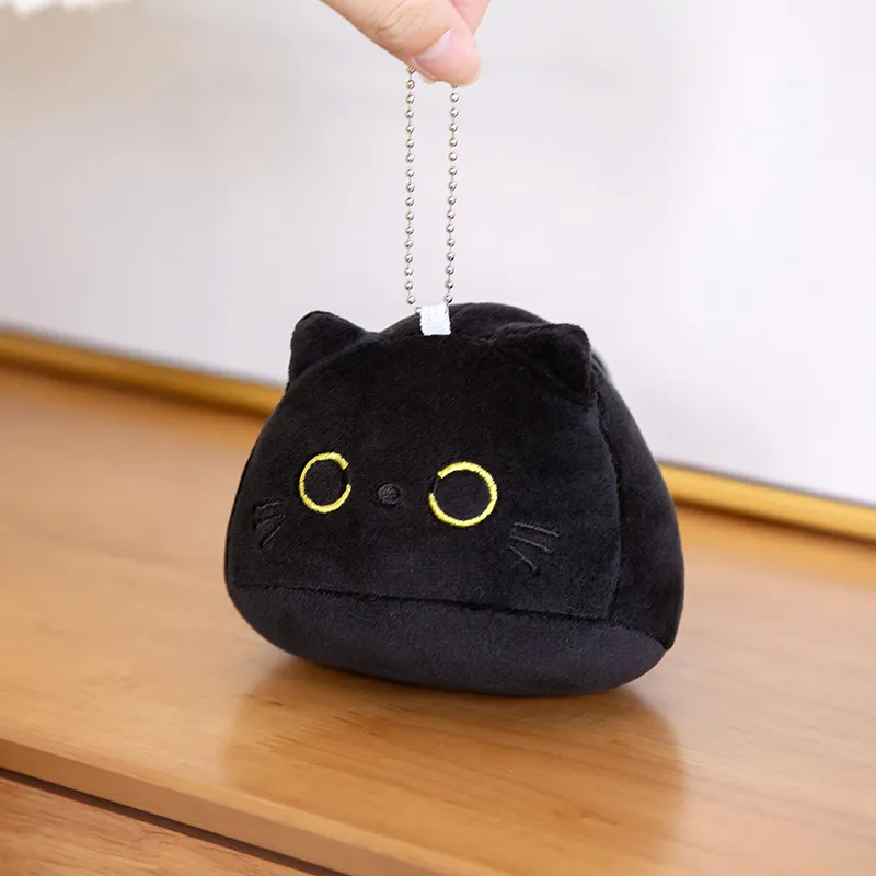 Black Cat Plush pillow with Big Eyes Black Cat Plush pillow with Big Eyes