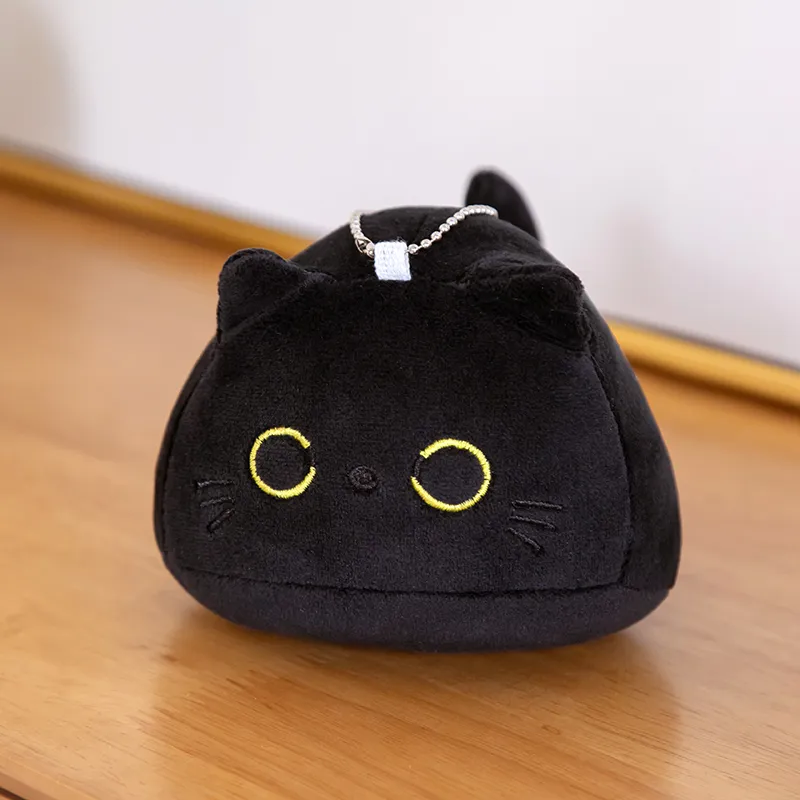 Black Cat Plush pillow with Big Eyes Black Cat Plush pillow with Big Eyes