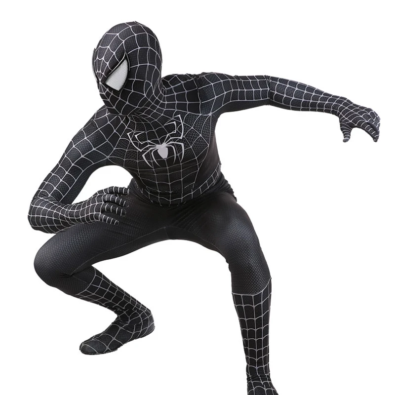 Costume de Spiderman noir pour enfants Costume de Spiderman noir pour enfants