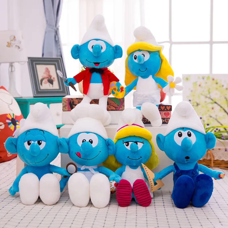 Muñecos de Peluche de Los Pitufos 40cm Muñecos de Peluche de Los Pitufos 40cm
