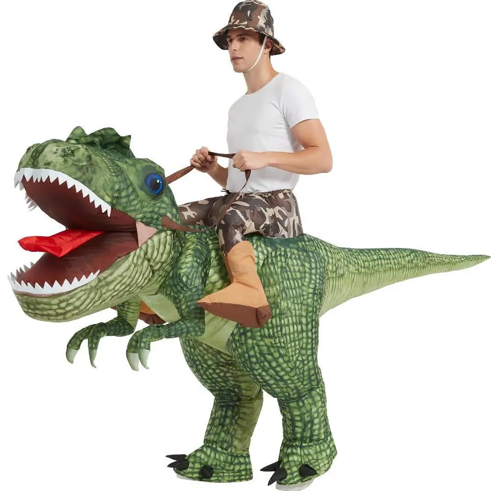 Disfraz de Dinosaurio Inflable para Niños y Adultos Disfraz de Dinosaurio Inflable para Niños y Adultos