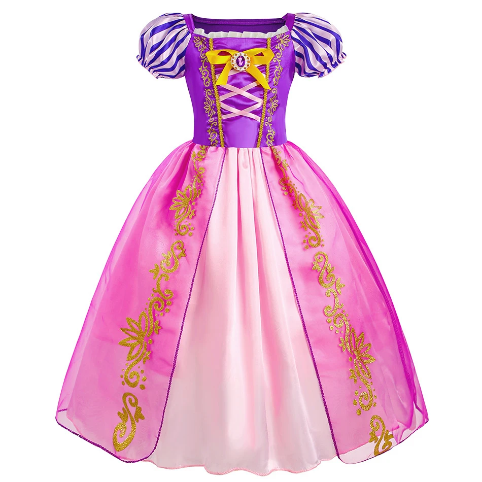 Déguisement de Princesse Rose   Costume de Raiponce pour Filles Déguisement de Princesse Rose   Costume de Raiponce pour Filles