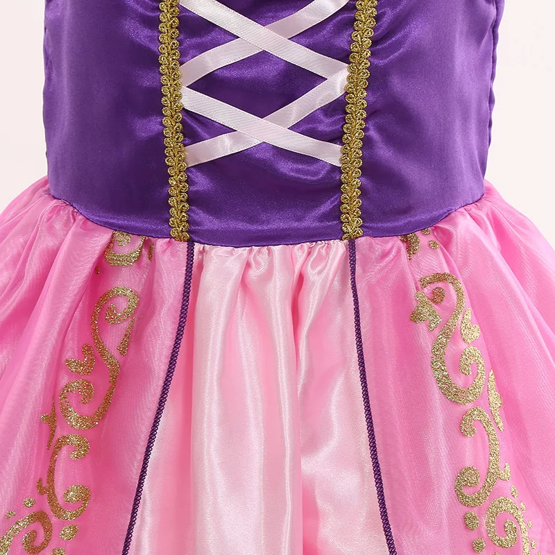Déguisement de Princesse Rose   Costume de Raiponce pour Filles Déguisement de Princesse Rose   Costume de Raiponce pour Filles