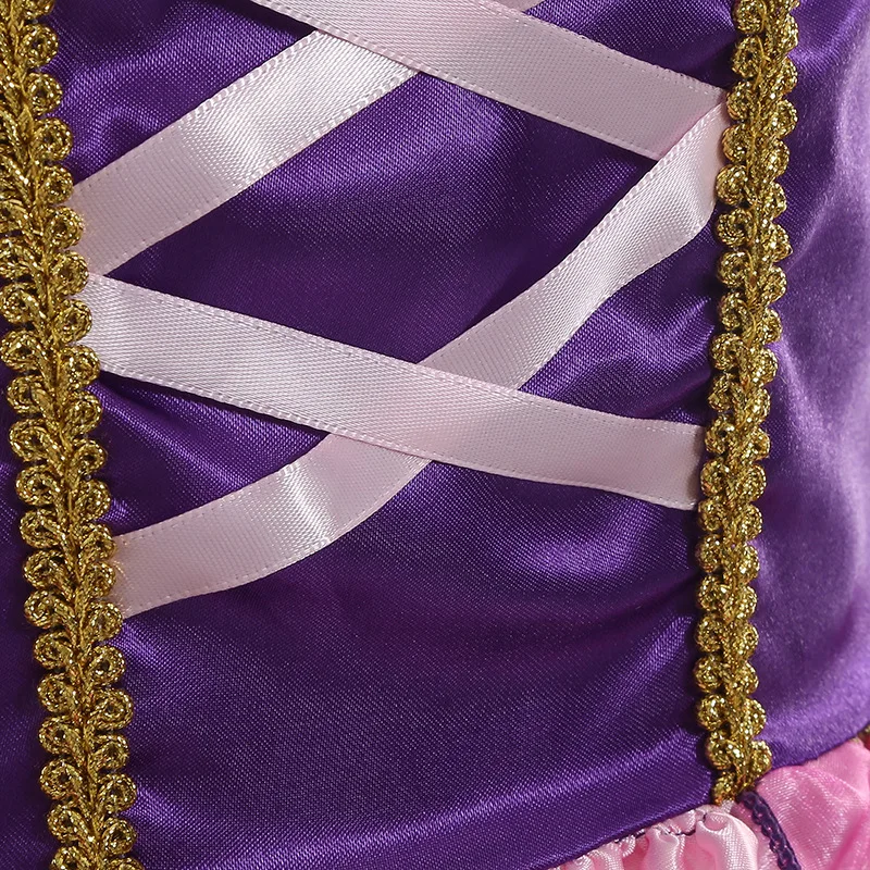 Déguisement de Princesse Rose   Costume de Raiponce pour Filles Déguisement de Princesse Rose   Costume de Raiponce pour Filles