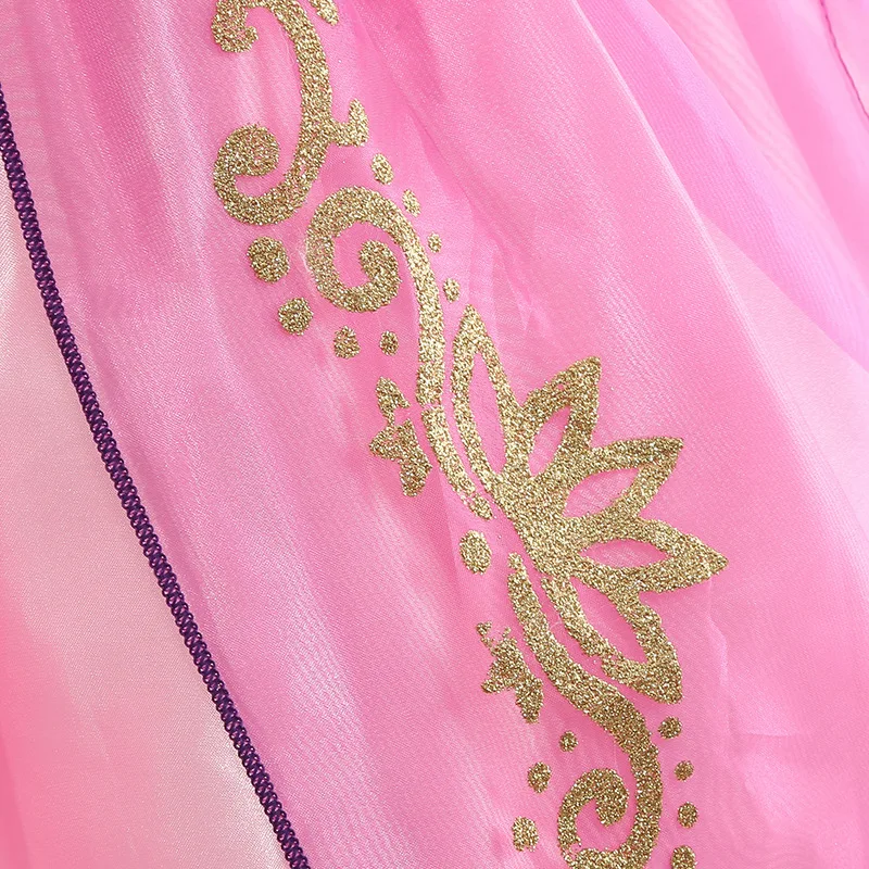 Déguisement de Princesse Rose   Costume de Raiponce pour Filles Déguisement de Princesse Rose   Costume de Raiponce pour Filles