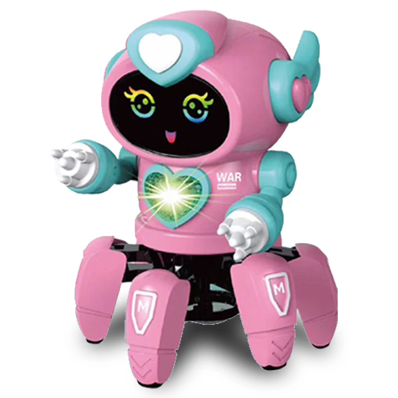 Smart Dancing Robot with Six Claws and LEDs Smart Dancing Robot with Six Claws and LEDs