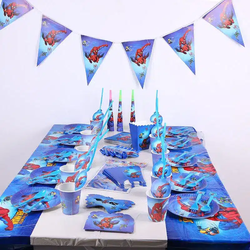Fournitures et Décorations d'anniversaire Spiderman