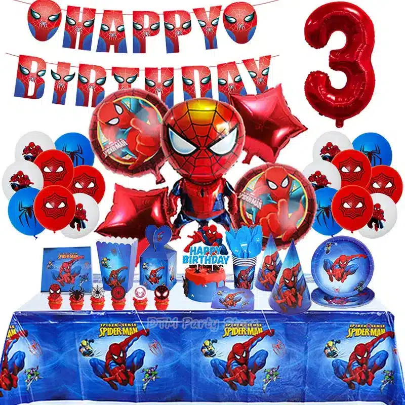 Spiderman Birthday Decorations Supplies Spiderman Birthday Decorations Supplies