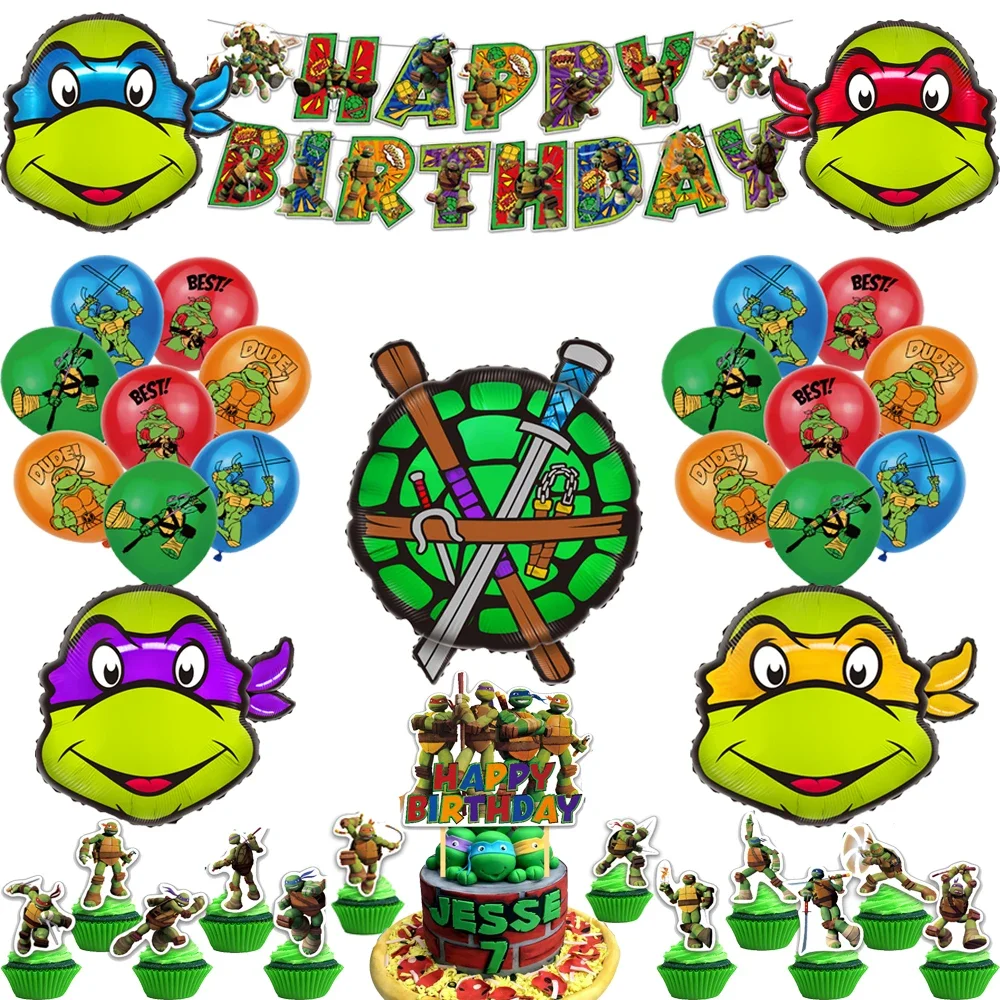 Ninja Turtles Birthday Decoration Ninja Turtles Birthday Decoration