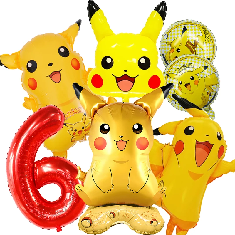 Accesorios de Decoración de Cumpleaños de Pokémon Accesorios de Decoración de Cumpleaños de Pokémon