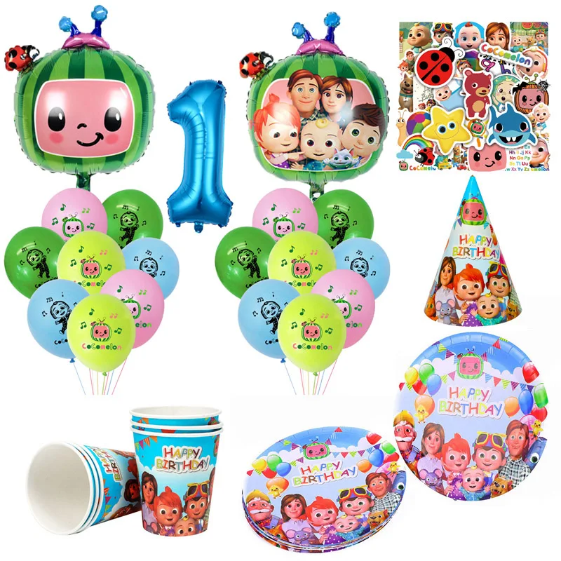 Accesorios de Cumpleaños de Cocomelon Accesorios de Cumpleaños de Cocomelon