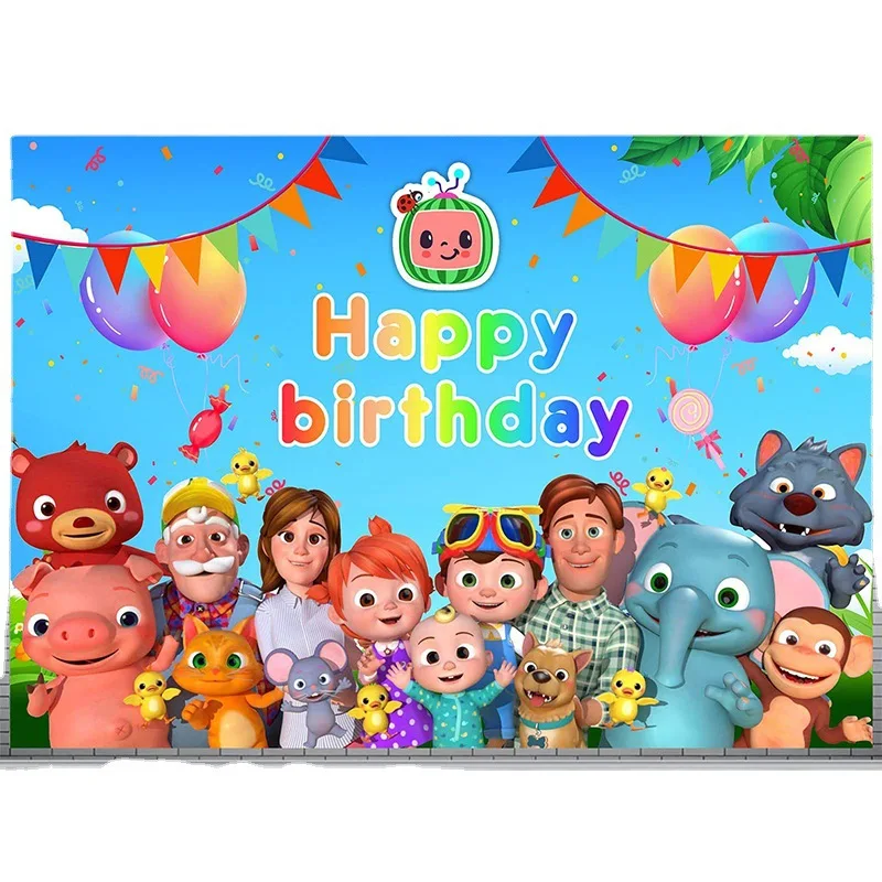 Accesorios de Cumpleaños de Cocomelon Accesorios de Cumpleaños de Cocomelon