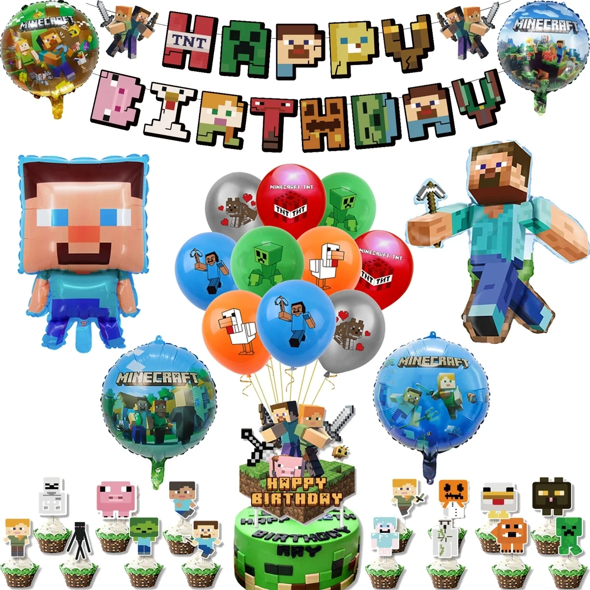 Minecraft Birthday Accessories Minecraft Birthday Accessories