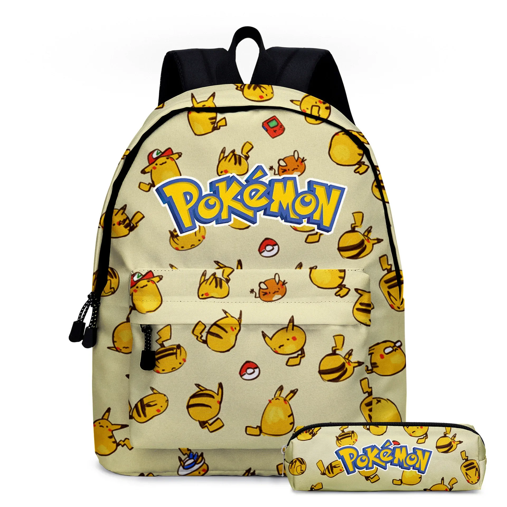 Pokemon Backpack for School Including Pencil Case
