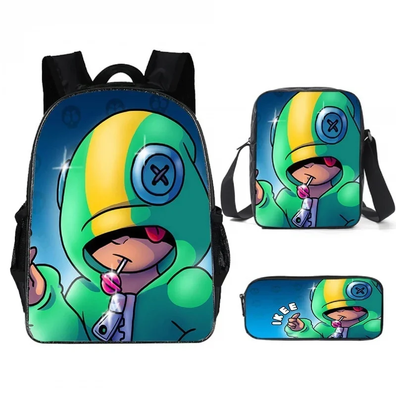 Mochila de Brawl Stars para la Escuela con Estuche