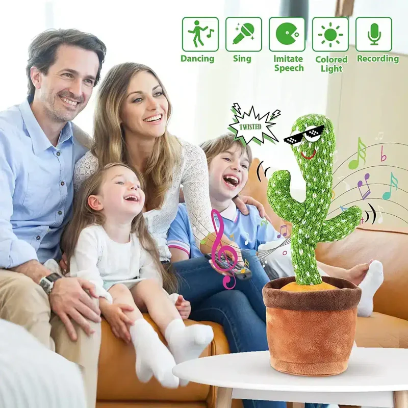 Dancing Talking Cactus Toy with Recording Function