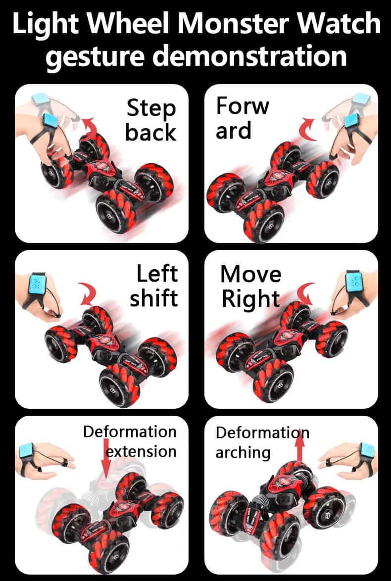 Hand Gesture Remote Control Car   Suitable for All Ages