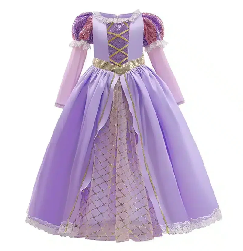 Disfraz de Rapunzel Disney para niñas – magia y fantasía en cada ocasión
