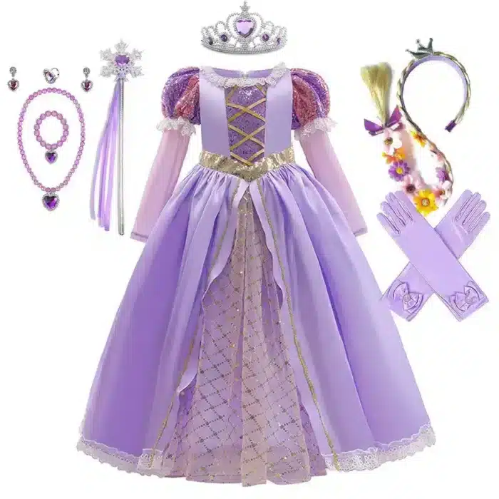 Rapunzel Costume for Girls