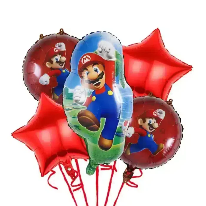 Super Mario Balloons for Parties and Birthdays