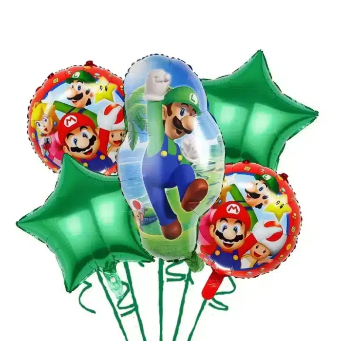 Super Mario Balloons for Parties and Birthdays