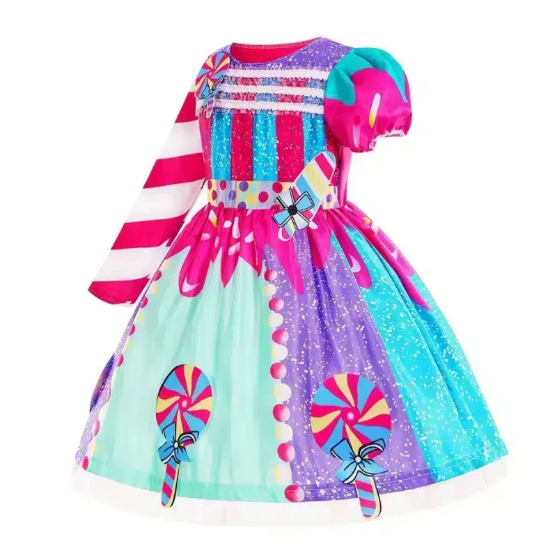 Candy Dress Costume for Girls – A Colorful Princess Outfit