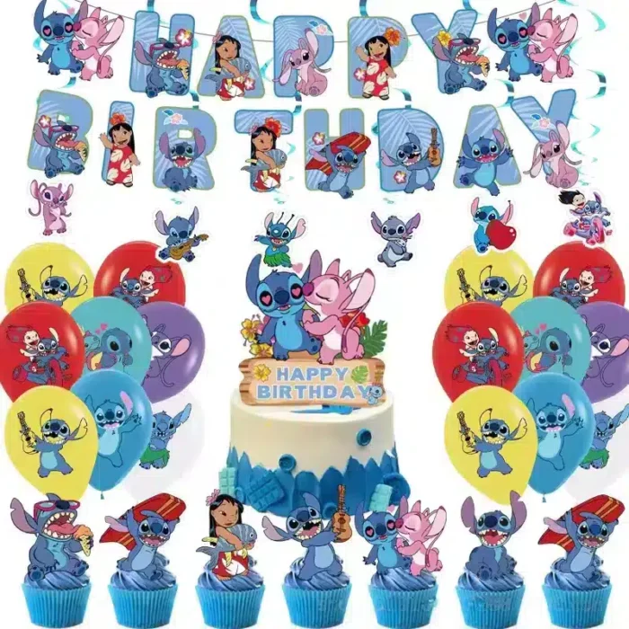 Disney Stitch Birthday Decorations