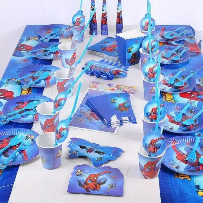 Spiderman Birthday Decorations Supplies