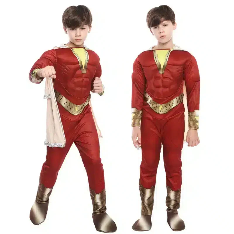 Shazam Costume for Kids – Classic Superhero Dress Up