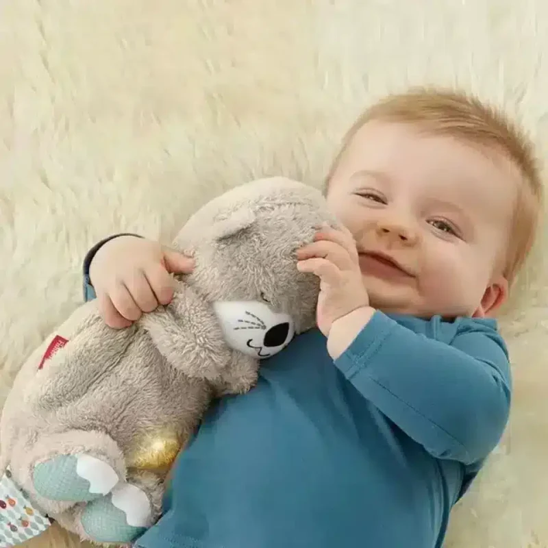 Breathing Otter Plush Doll for Kids – Calming Sleep Companion