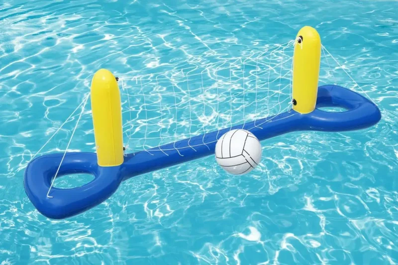 Jeu de volleyball gonflable pour piscine