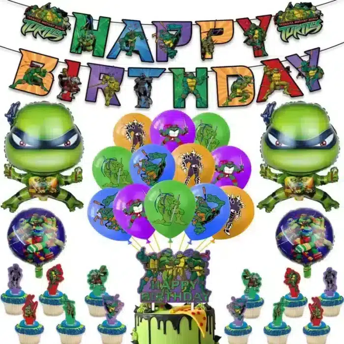 Ninja Turtles Birthday Decoration Accessories