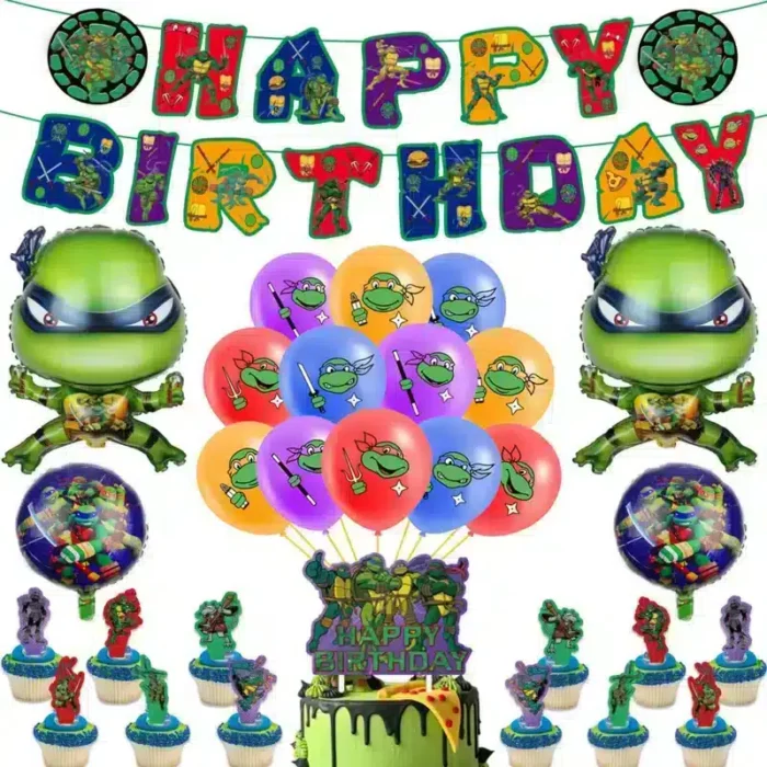 Ninja Turtles Birthday Decoration Accessories