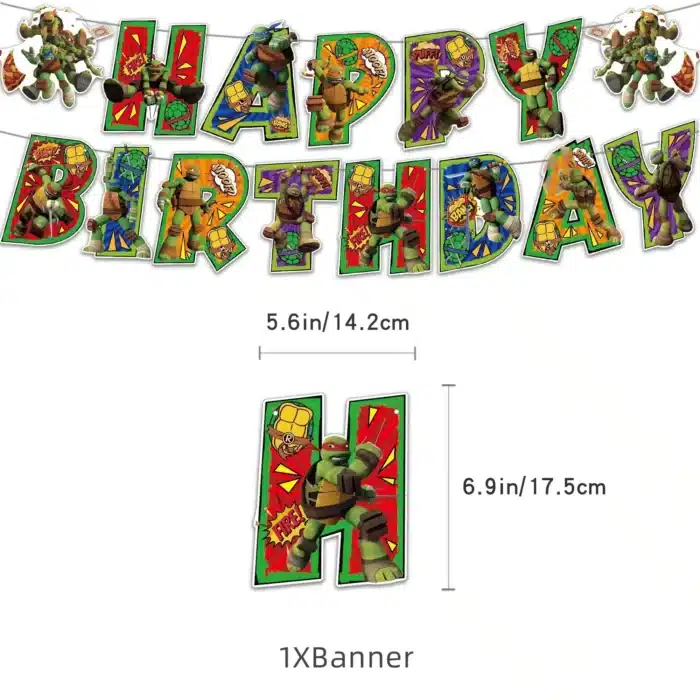 Ninja Turtles Birthday Decoration