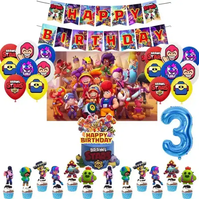 Birthday Party Accessories Brawl Stars