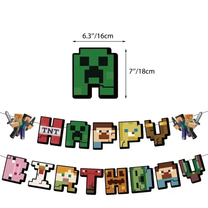 Minecraft Birthday Accessories