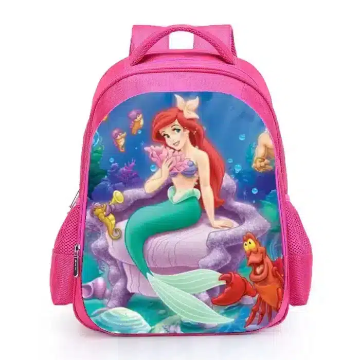 Ariel Little Mermaid Backpack for School