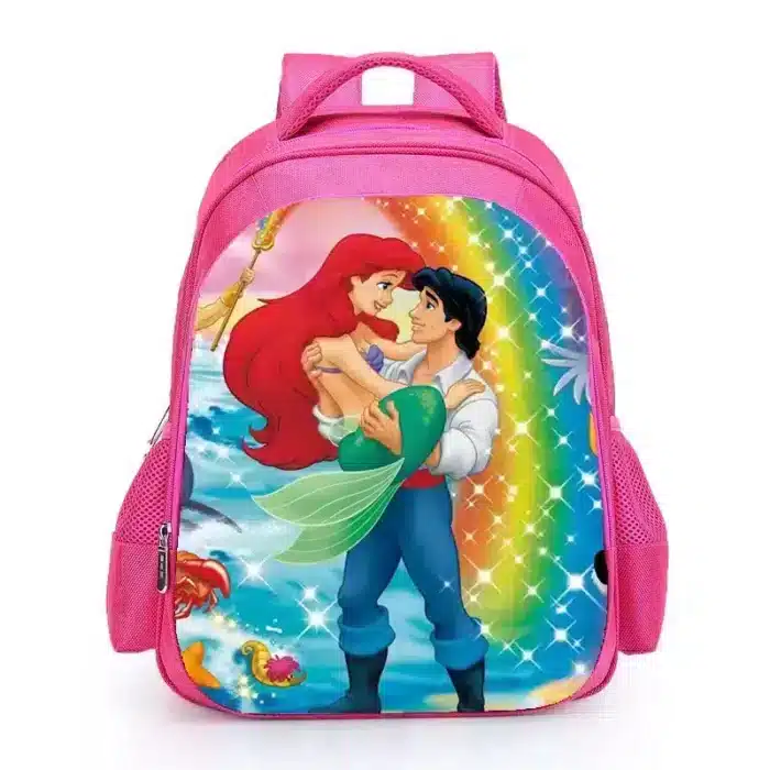 Ariel Little Mermaid Backpack for School