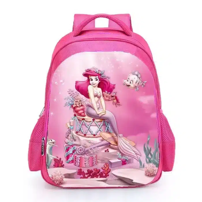 Ariel Little Mermaid Backpack for School