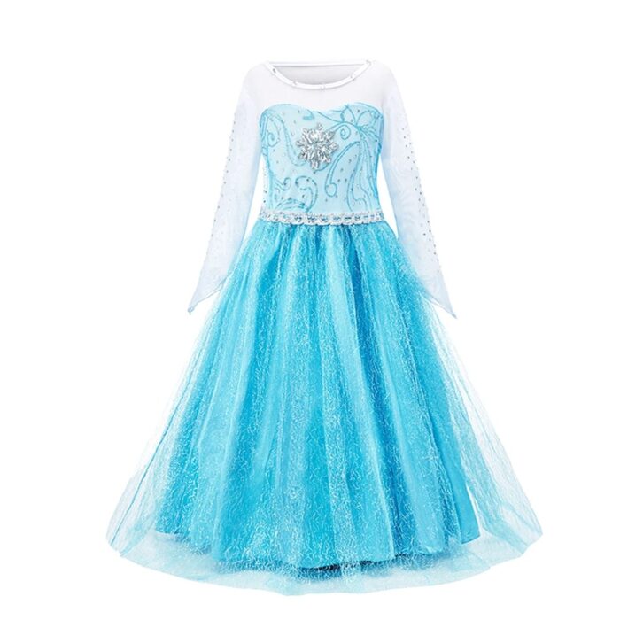 Anna and Elsa Costumes for Girls   Disney Frozen