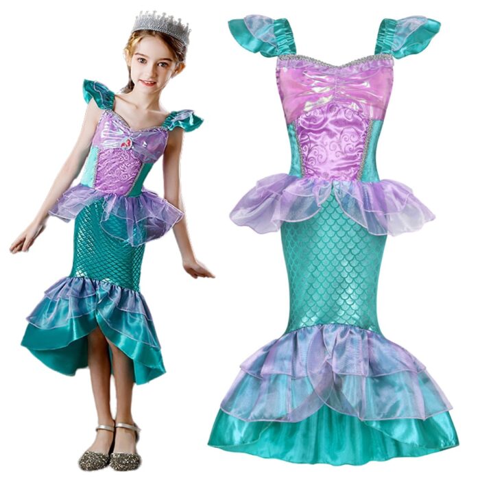 Ariel Little Mermaid Costume for Girls