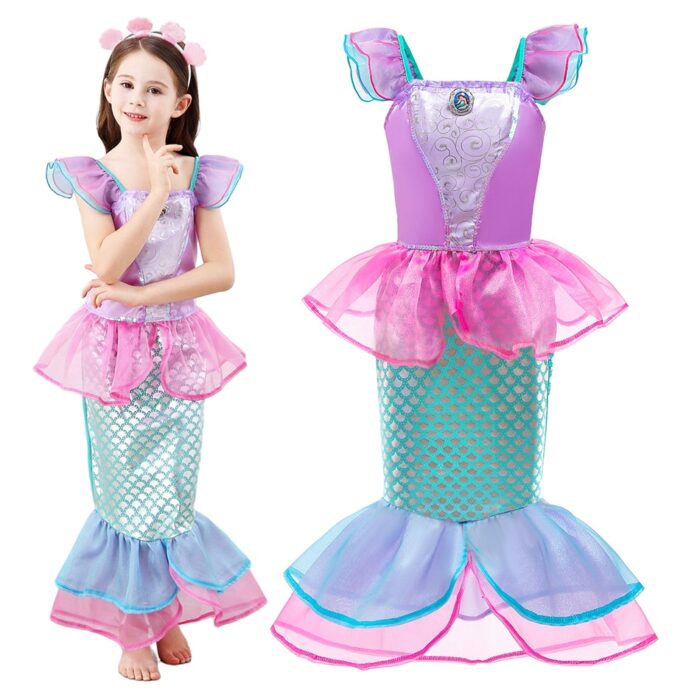 Ariel Little Mermaid Costume for Girls