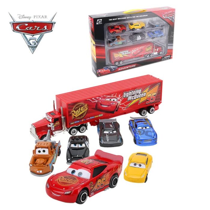 Disney Pixar 1:55 Scale Cars Toys (7 pcs)