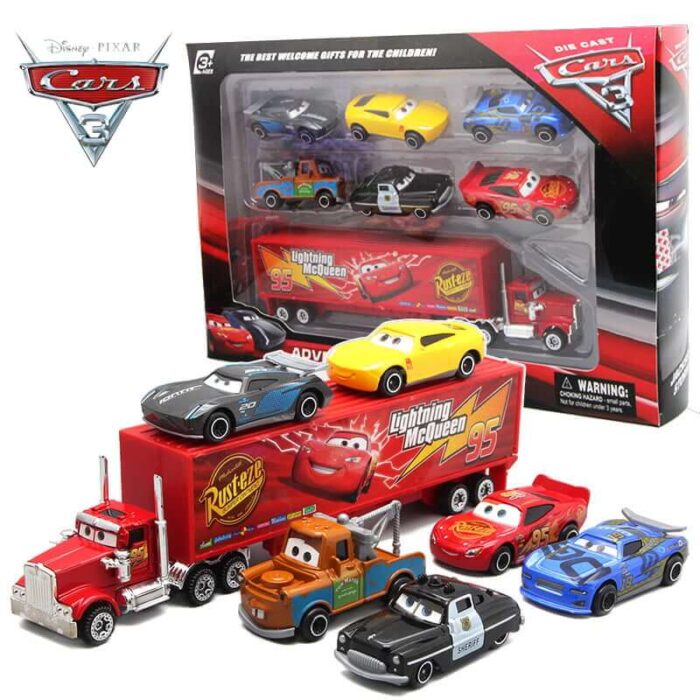 Disney Pixar 1:55 Scale Cars Toys (7 pcs)